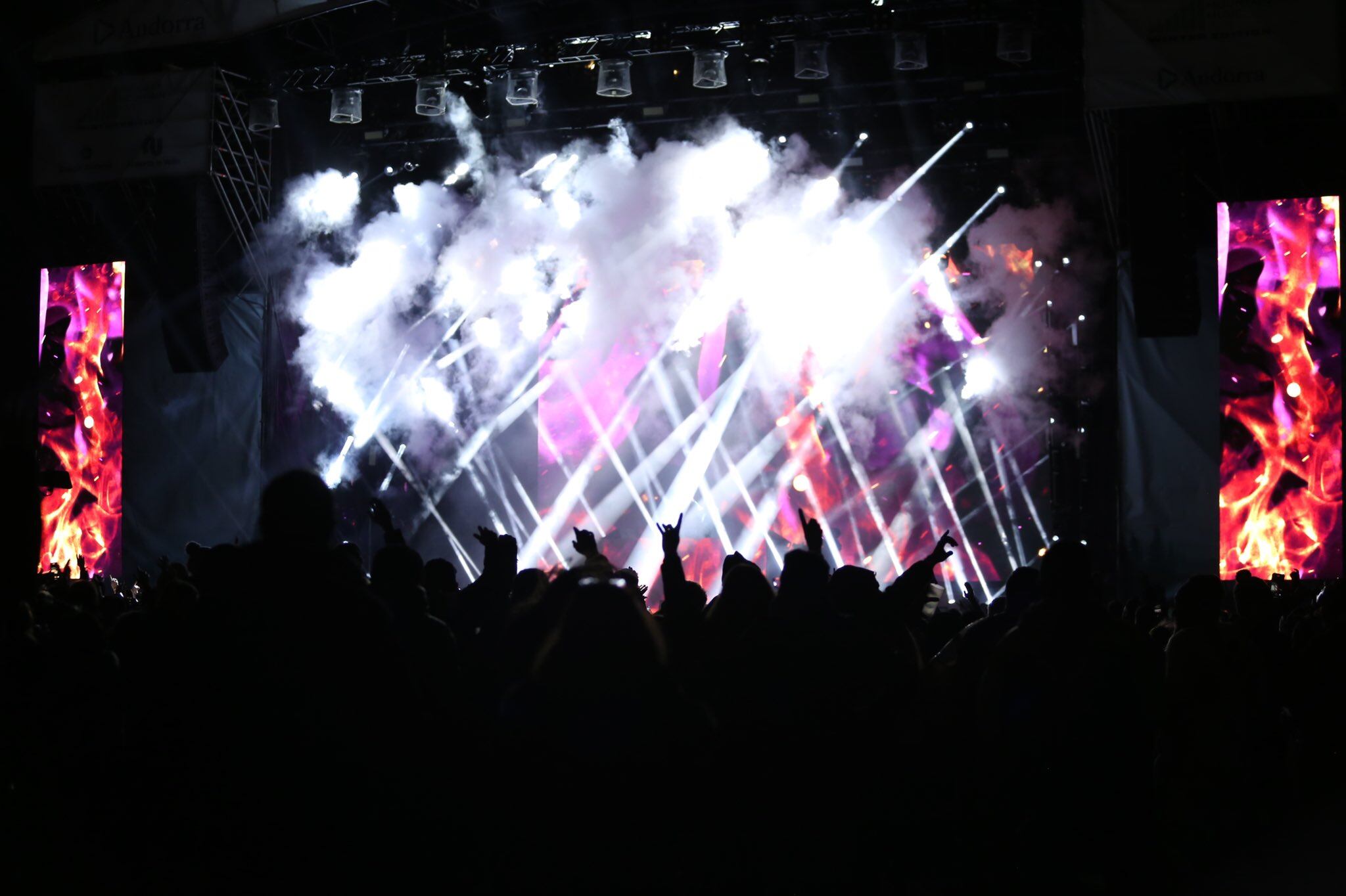 Públic assistent al darrer concert de l&#039;edició d&#039;hivern de l&#039;Andorra Mountain Music, a la capital.