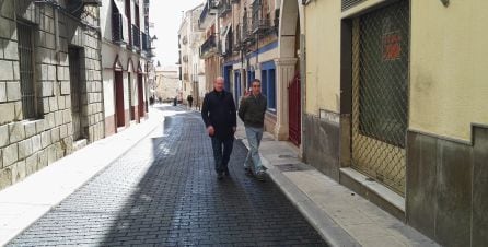 El alcalde de Ja&eacute;n, Javier M&aacute;rquez (izqda), y el concejal de Mantenimiento Urbano, Juan Jos&eacute; J&oacute;dar.