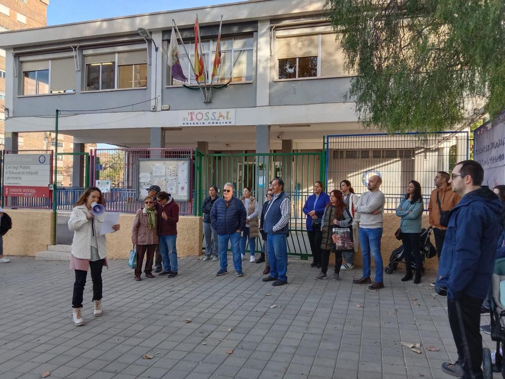 Concentración en el CEIP Tossal