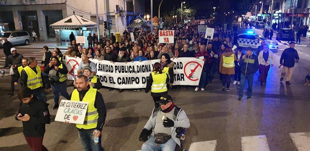 Manifestación de la Marea Blanca Gaditana 