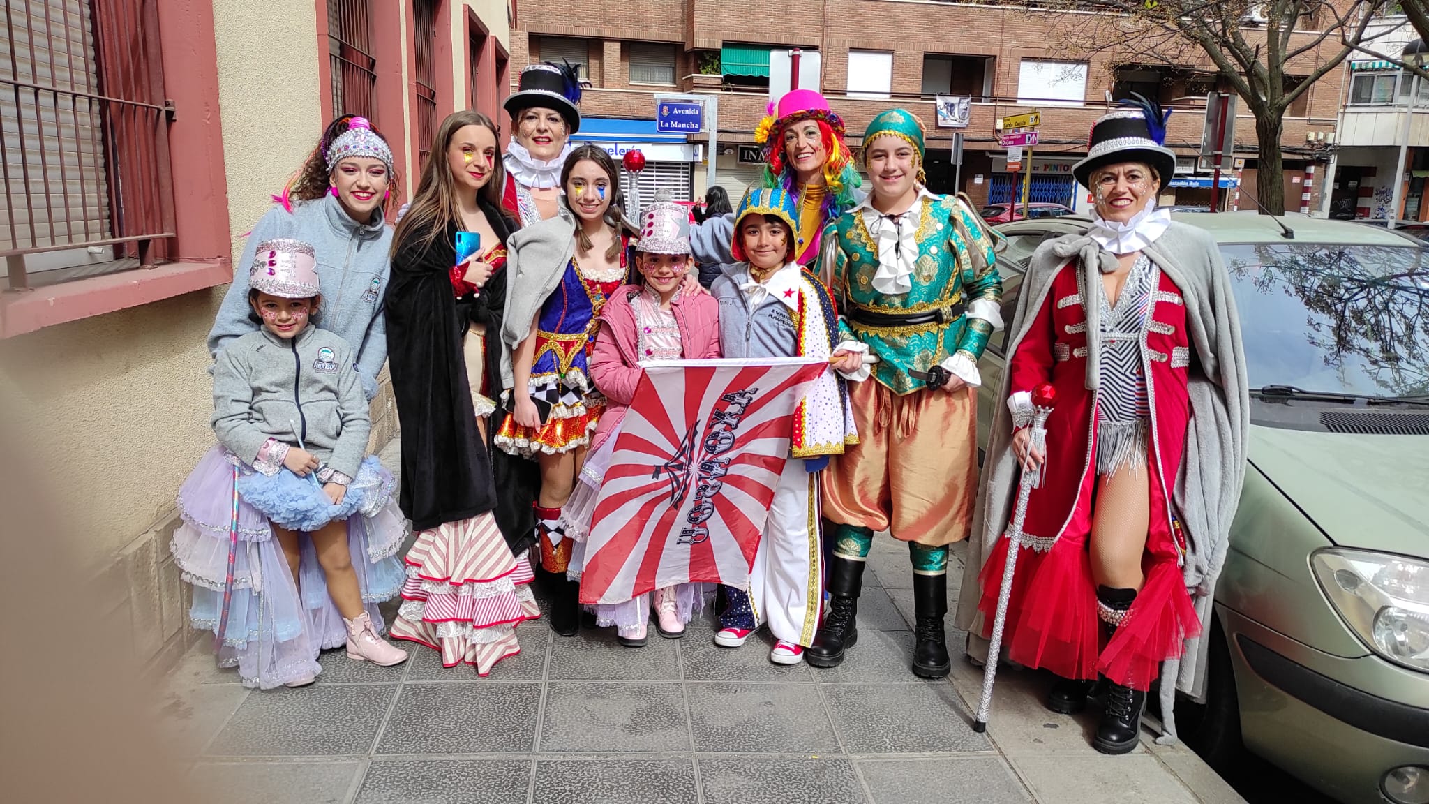 Miembros de la peña &quot;Axonsou&quot; de Herencia, primer premio en la categoría nacional