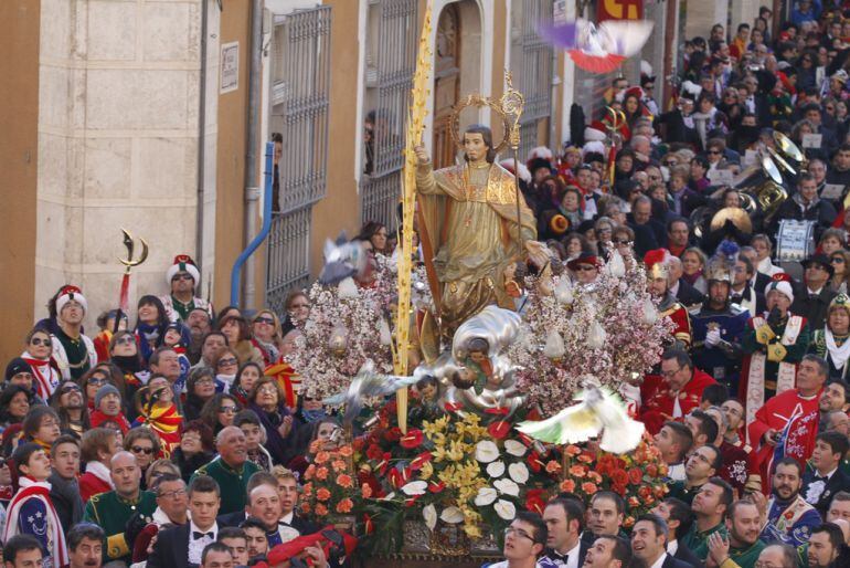 Imagen de la web Sax.es de la procesión de San Blas