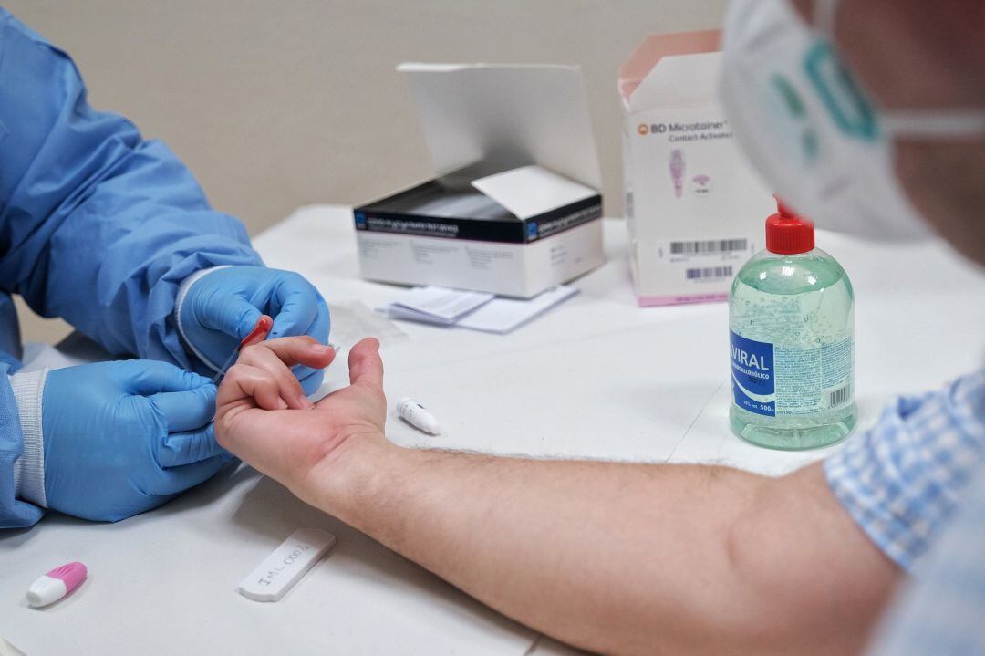 Test Covid-19 de la Junta de Andalucía en una imagen de archvio.