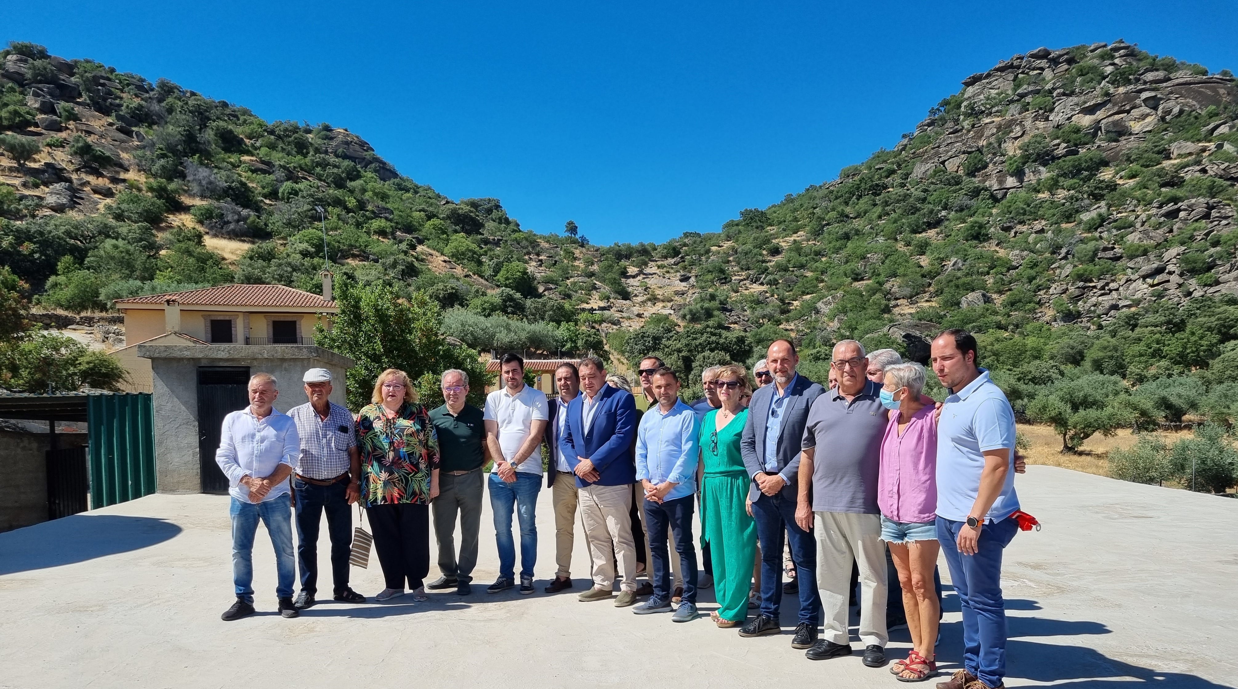 Visita a las obras en Bayuela