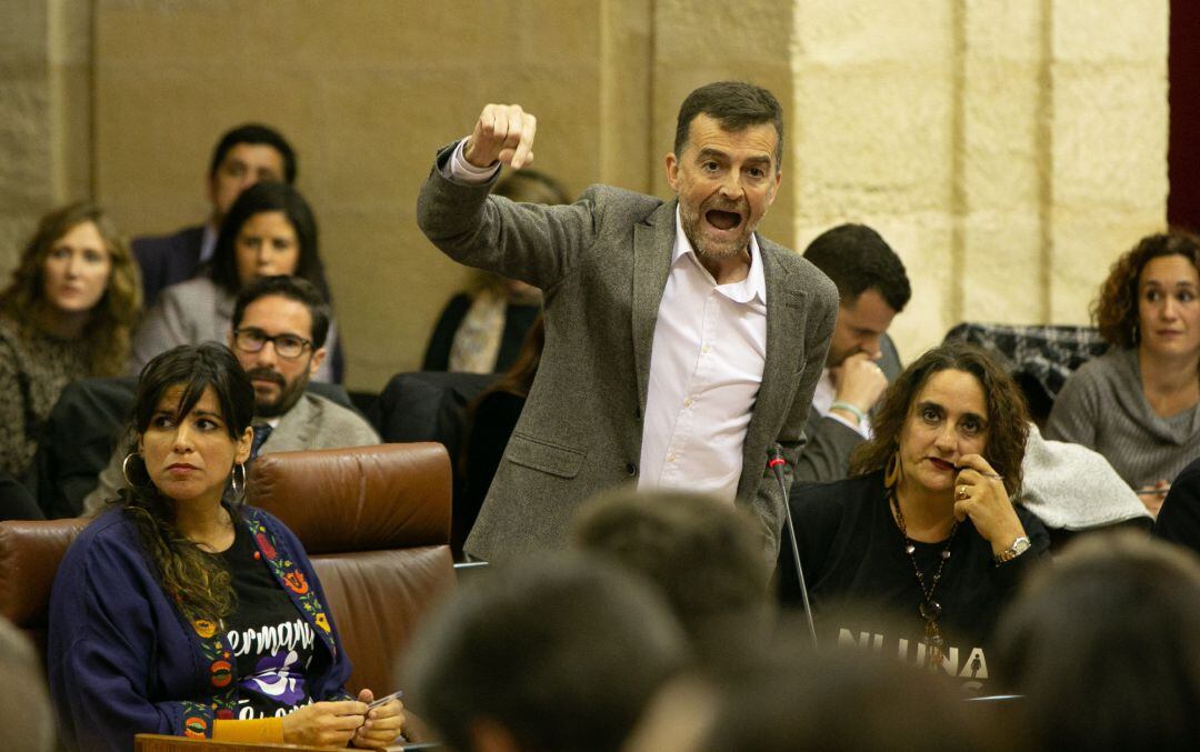 Antonio Maíllo interviene en la sesión constitutiva del nuevo Parlamento andaluz