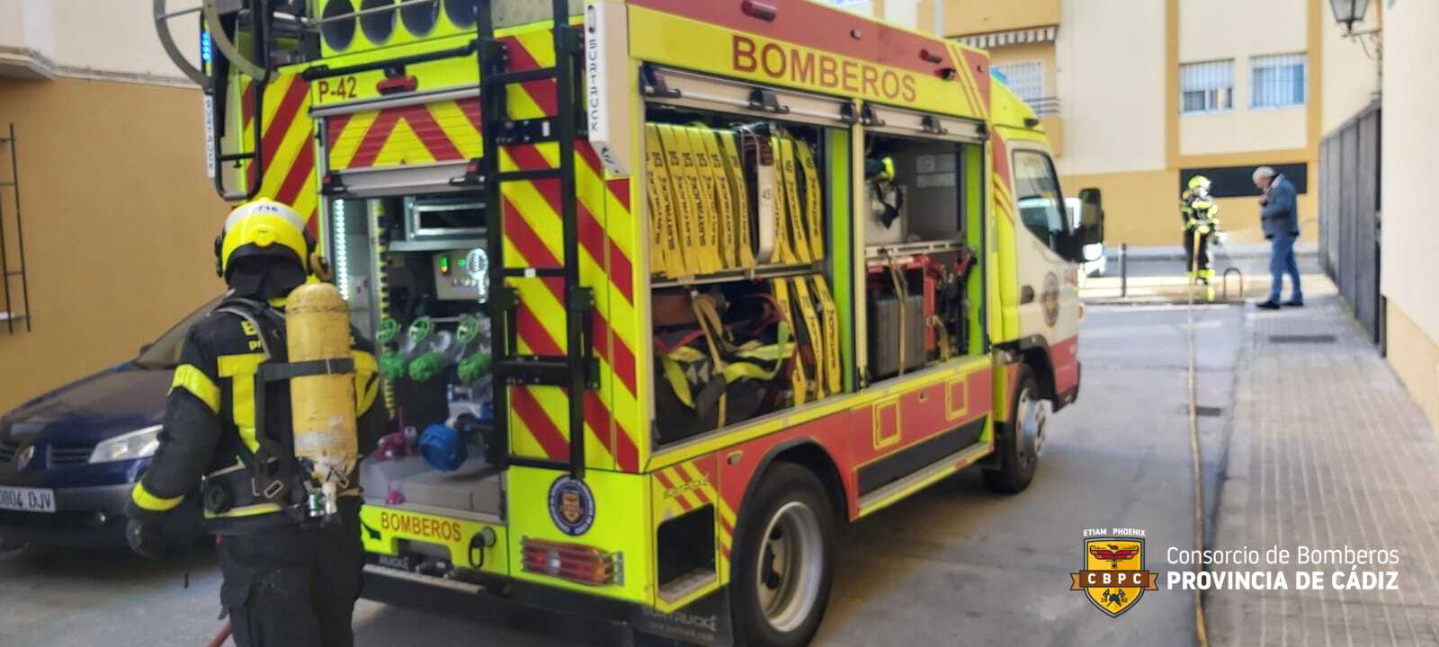 Incendio vivienda en Sanlúcar