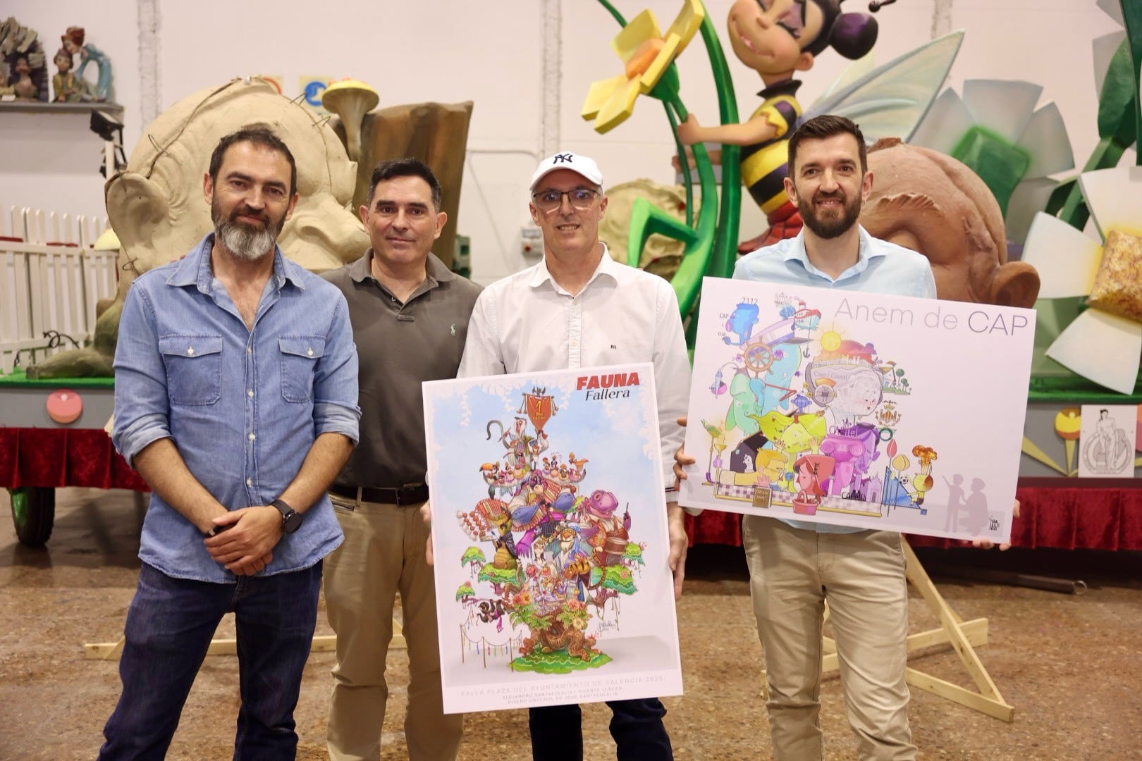 Presentación de bocetos de las fallas municipales 2025