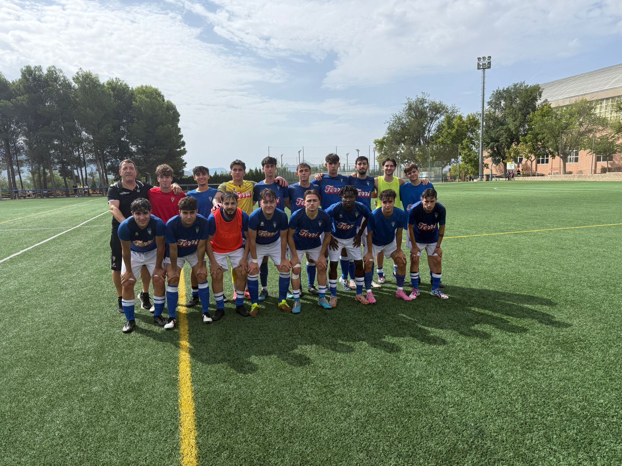 El Villena B en su último partido