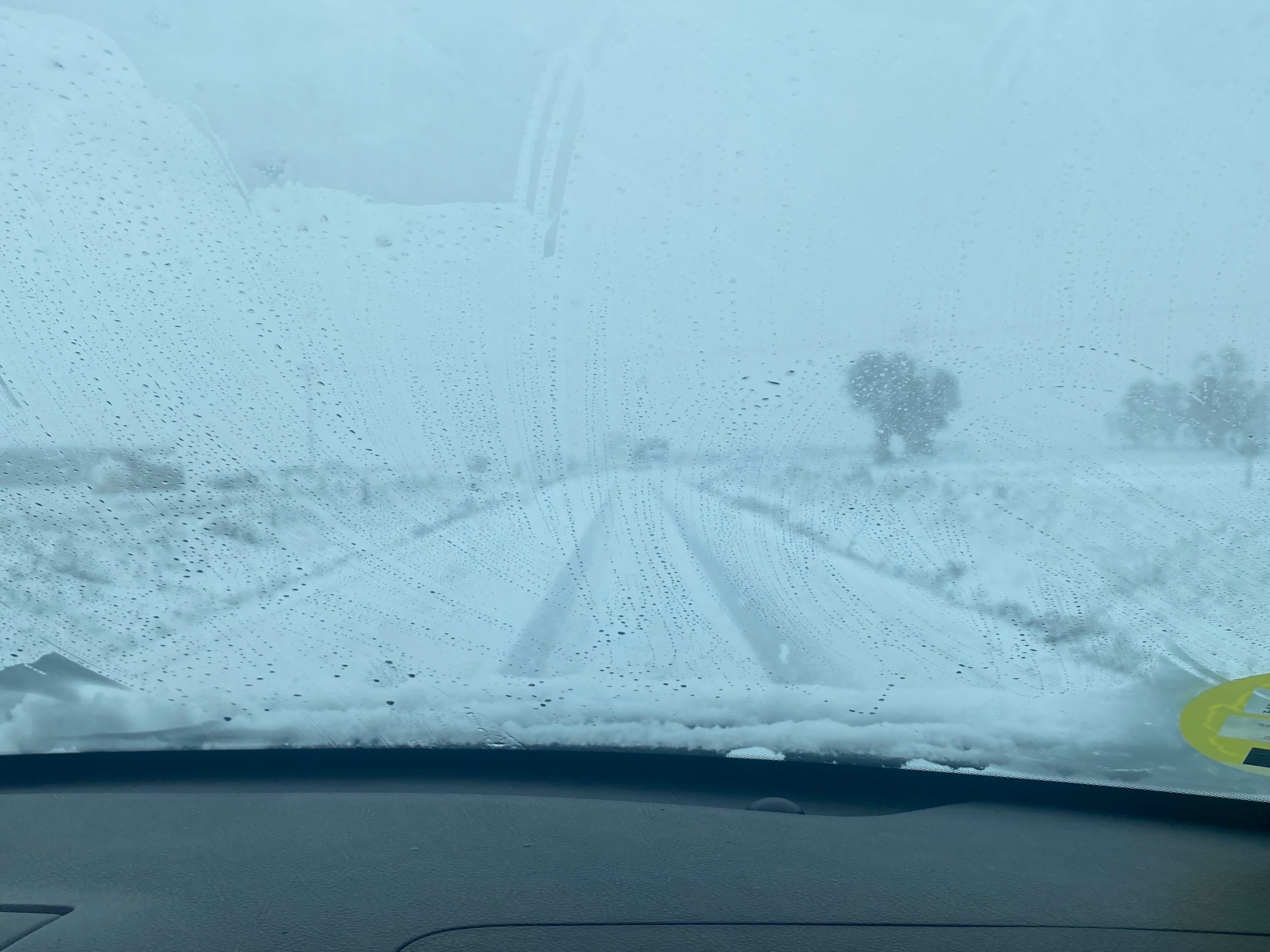 Zona sur de la comarca, completamente nevada