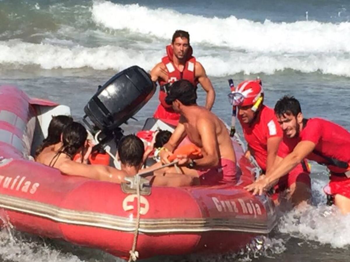 Cruz Roja Águilas rescató a 18 personas este fin de semana