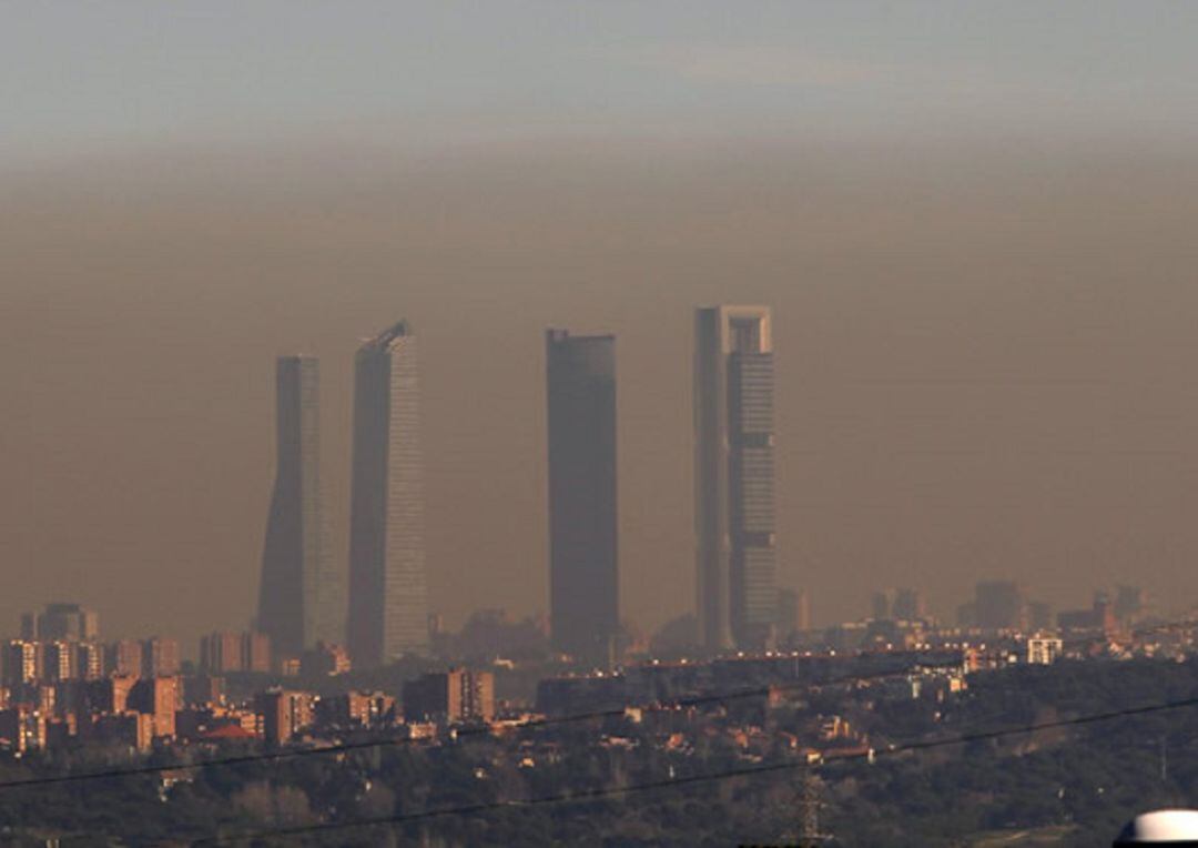 La contaminación atmosférica es uno de los principales problemas ambientales de Madrid