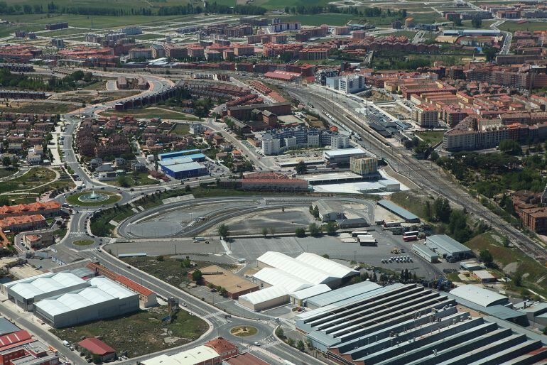 Vista aérea de la fábrica de Nissan en Ávila