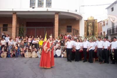 Momento de uno de las autos sacramentales de Moros y Cristianos en una edición anterior