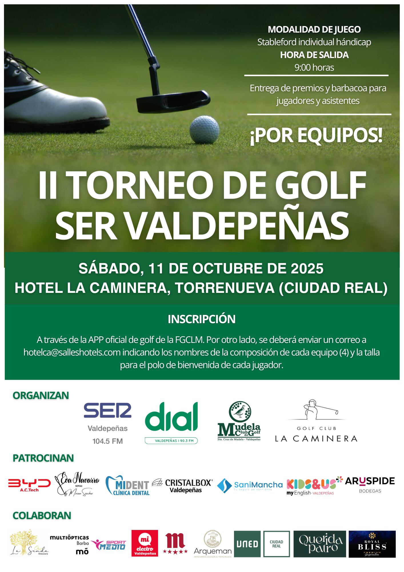 Cartel anunciador del torneo