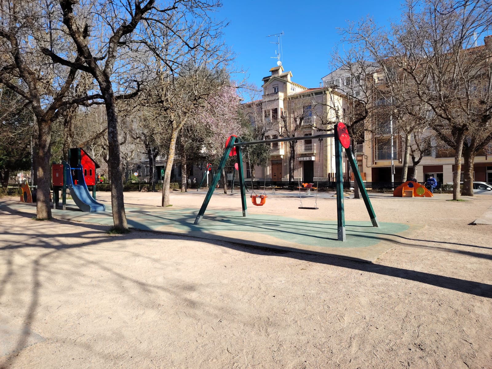 La reyerta ocurrió sobre las 16 horas de este domingo en el parque infantil del Paseo Constitución de Jaca
