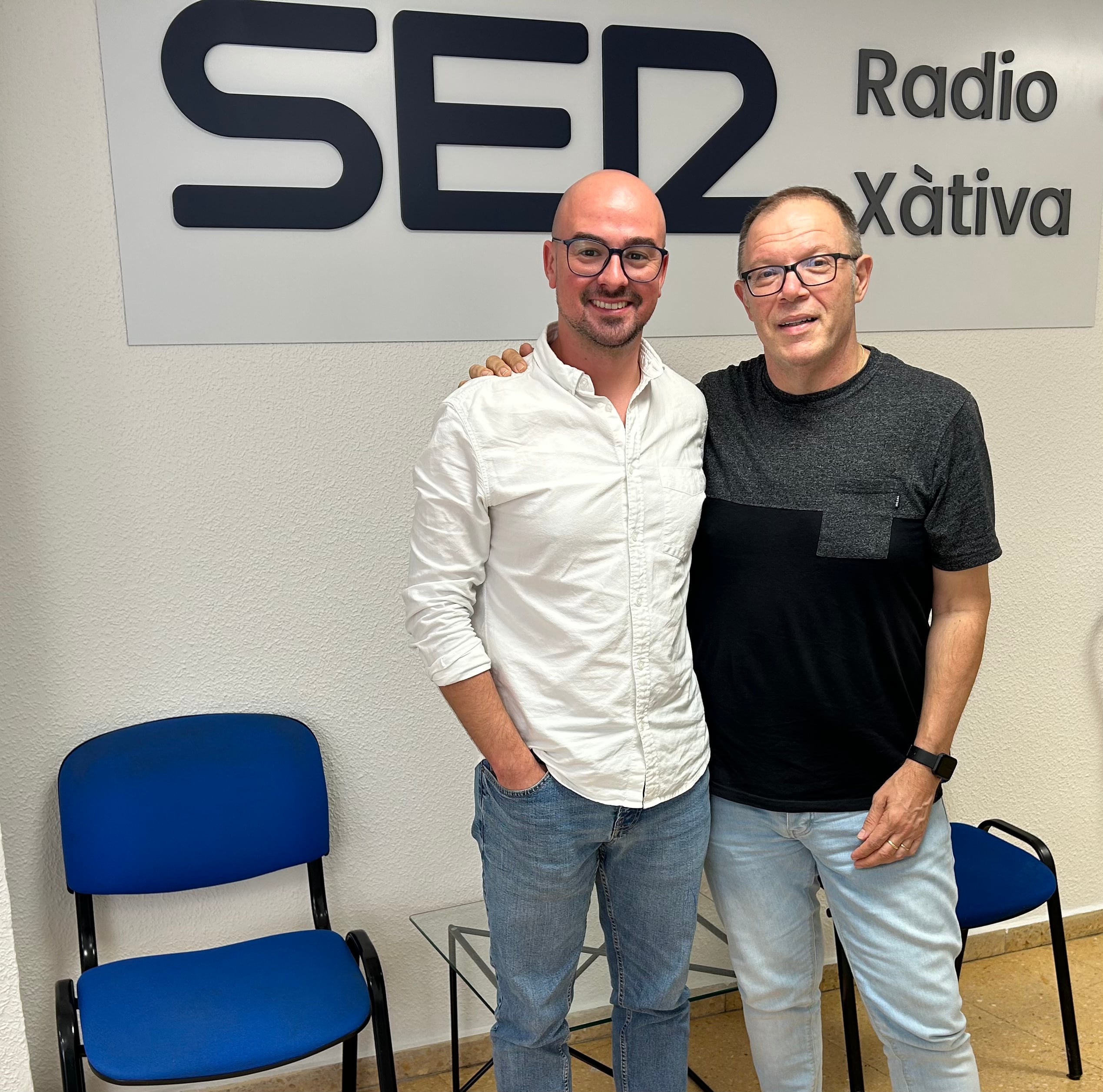 Félix Lluch y Jordi Company en Radio Xàtiva