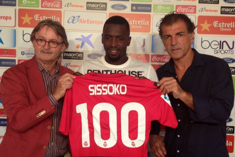 Monti Galmés, Sissoko y Miquel Àngel Nadal, en la presentación