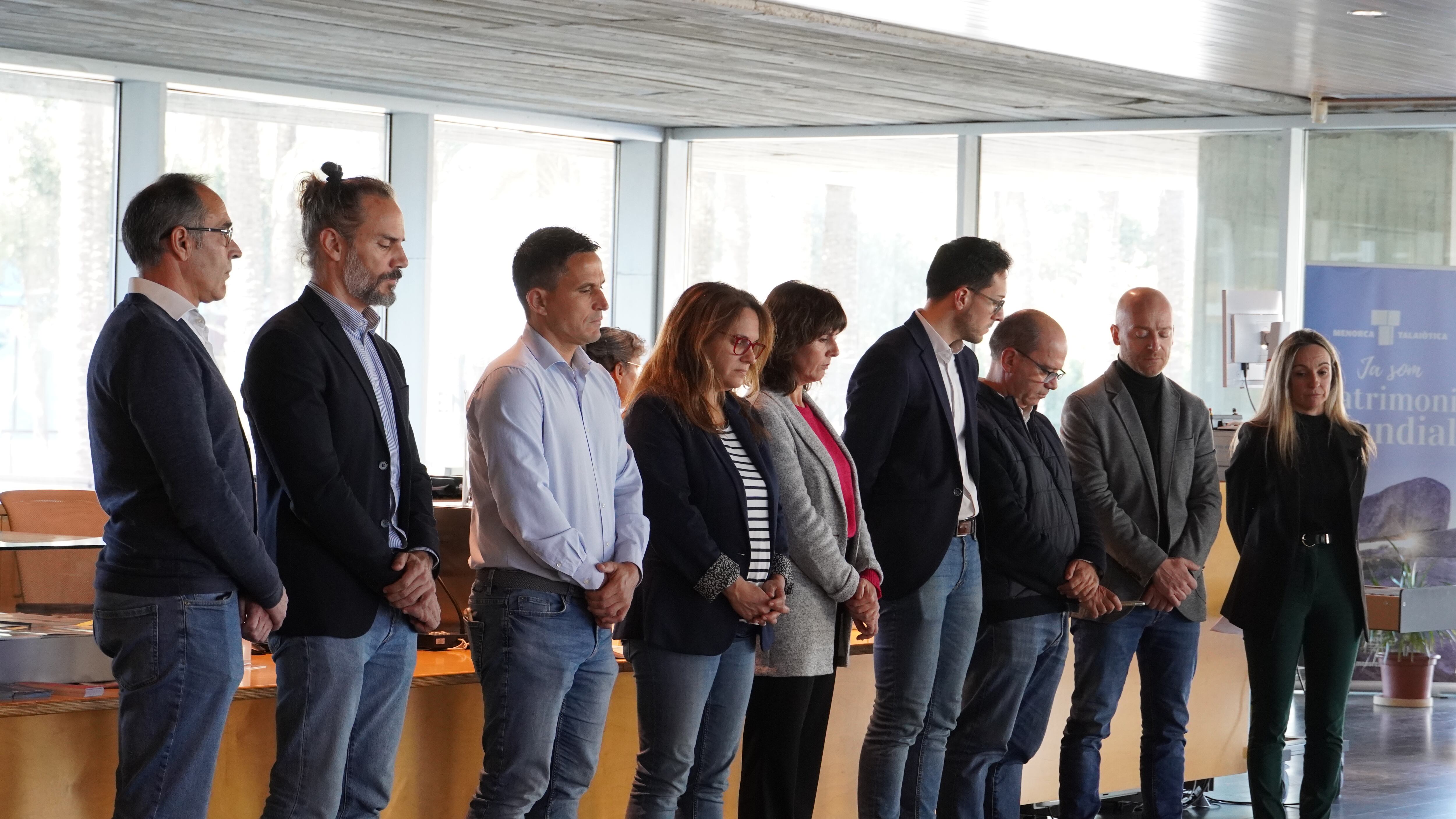 Minut de silenci al Consell de Menorca