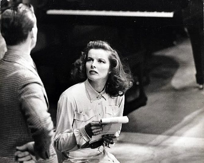 Katherine en un fotograba de la película "The Philadelphia Story", de 1939