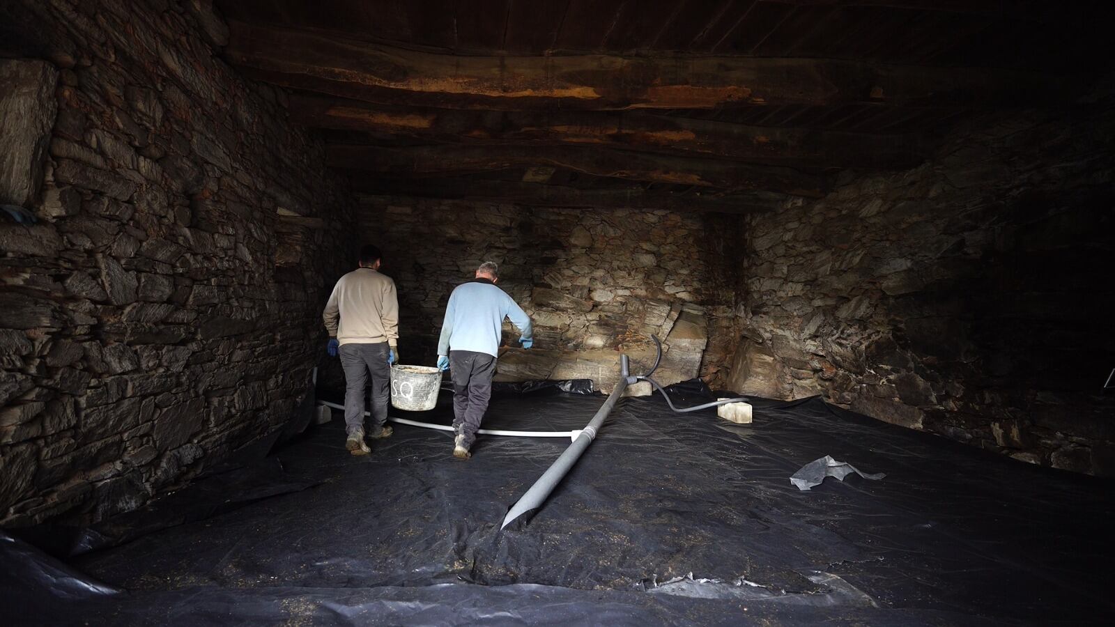 Obras en la primera planta