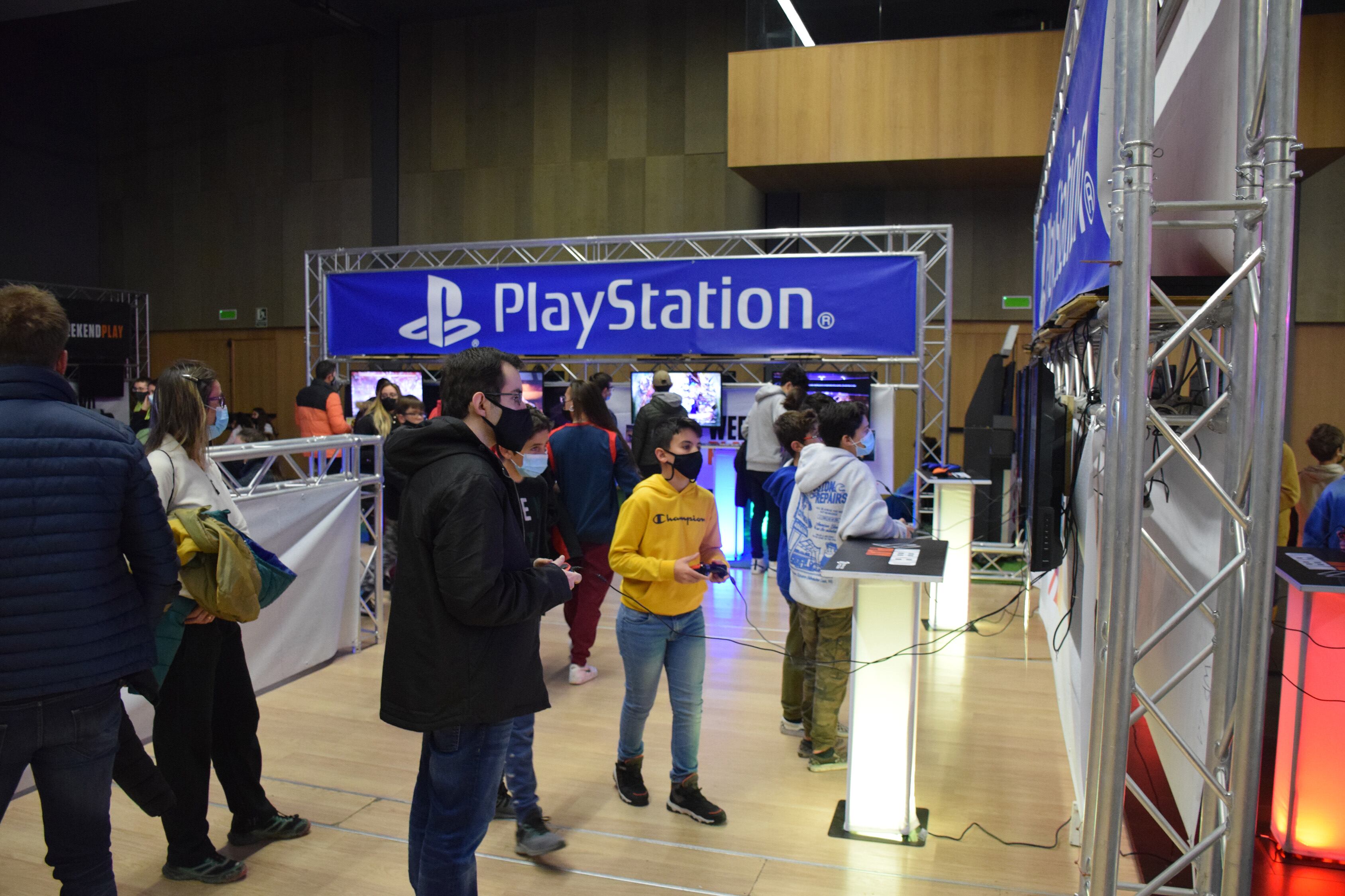 Alguns dels punts de joc del Saló del Videojoc.