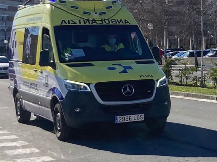 Una ambulancia de Osakidetza en Vitoria