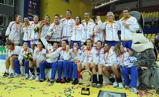 La selección española de balonmano femenino logró el subcampeonato de Europa
