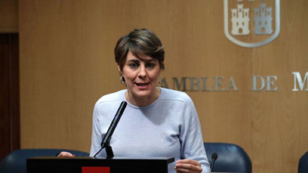 Lorena Ruiz Huerta en la Asamblea de Madrid