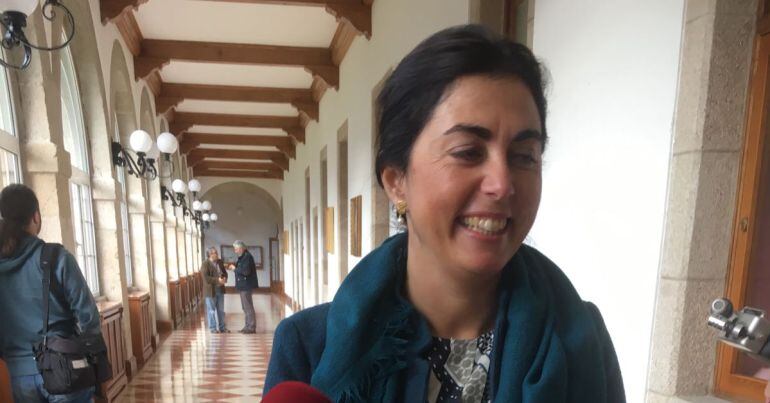 Elena Candia, portavoz del PP en la Diputación de Lugo