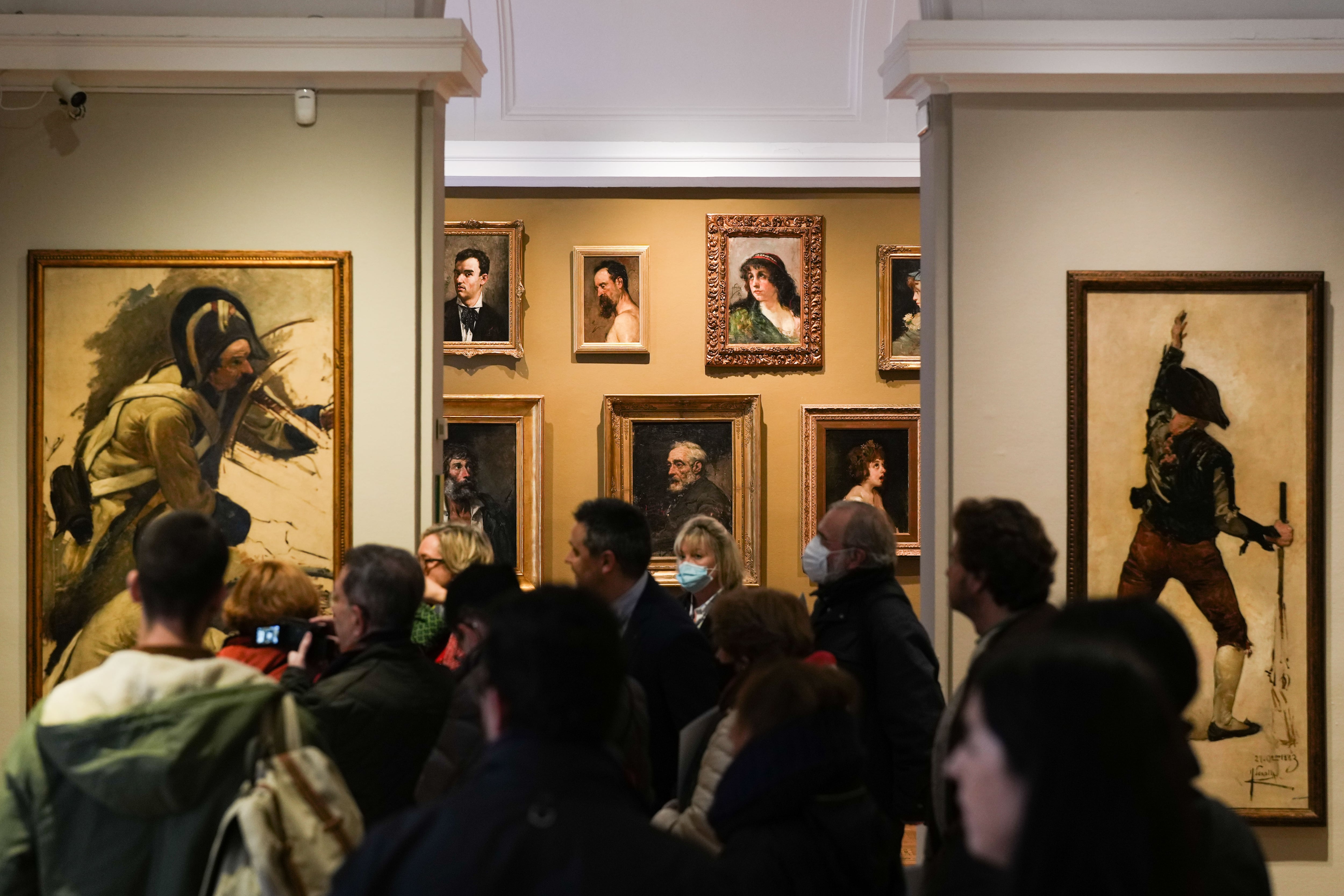 Presentación de la exposición temporal "Sorolla. Orígenes", en el Museo Sorolla de Madrid. EFE/Borja Sánchez Trillo
