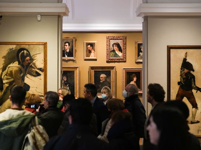 Presentación de la exposición temporal "Sorolla. Orígenes", en el Museo Sorolla de Madrid. EFE/Borja Sánchez Trillo