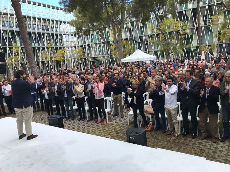 Cierre de campaña de Fernando López Miras en el Parque Científico de Murcia