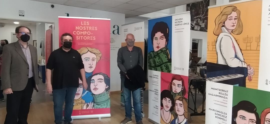 Inauguración de la exposición 'Les nostres compositores'.