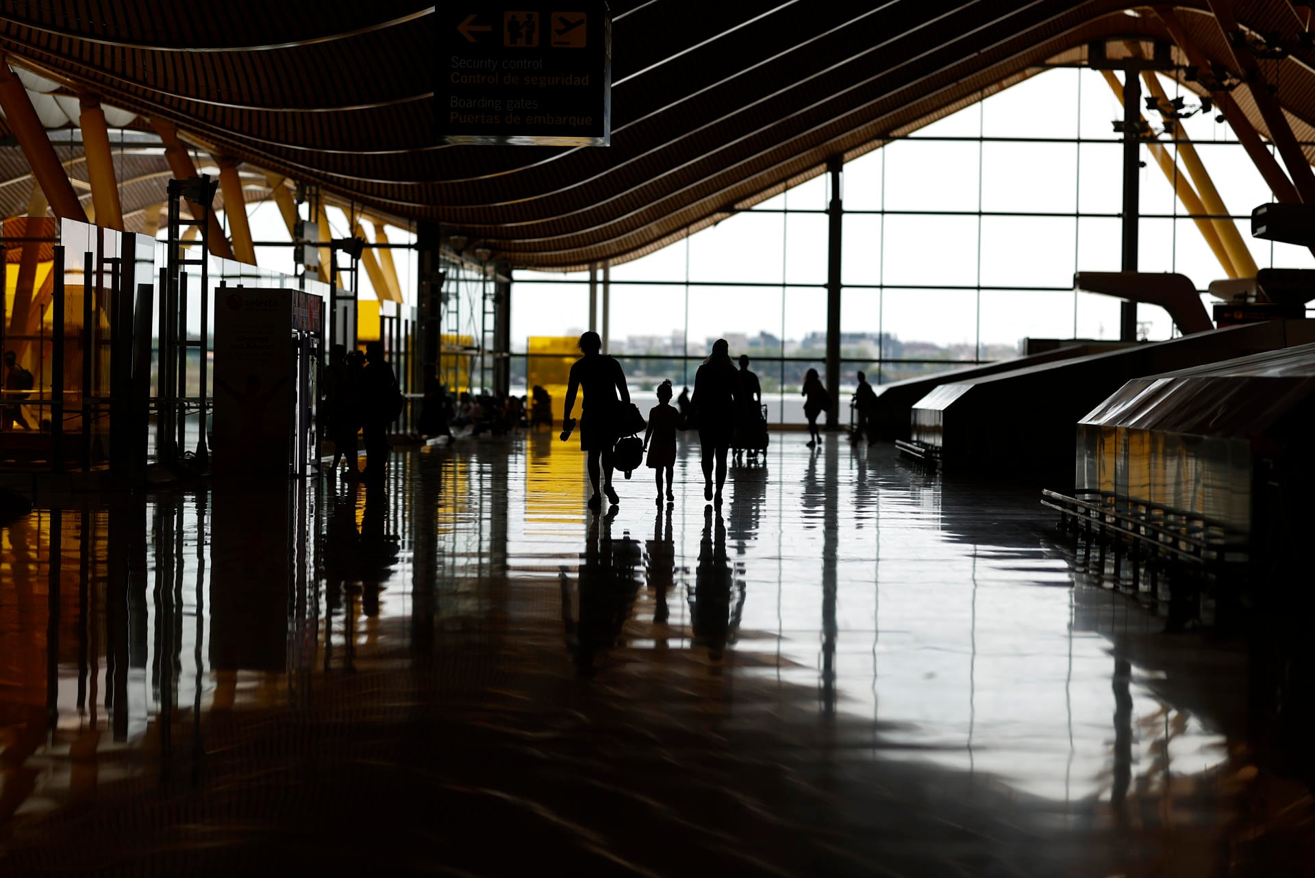 Aeropuerto Madrid-Barajas en una foto de archivo