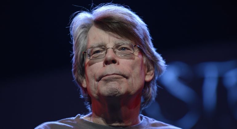 El escritor estadounidense Stephen King en París en 2013. Archivo.