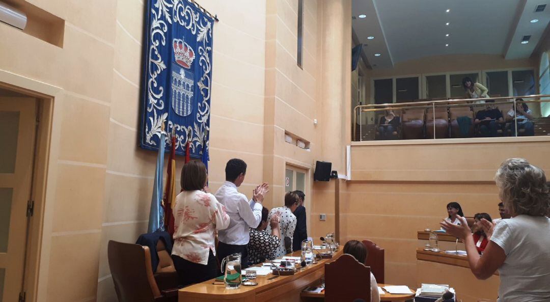 Momento del adiós de José Bayón