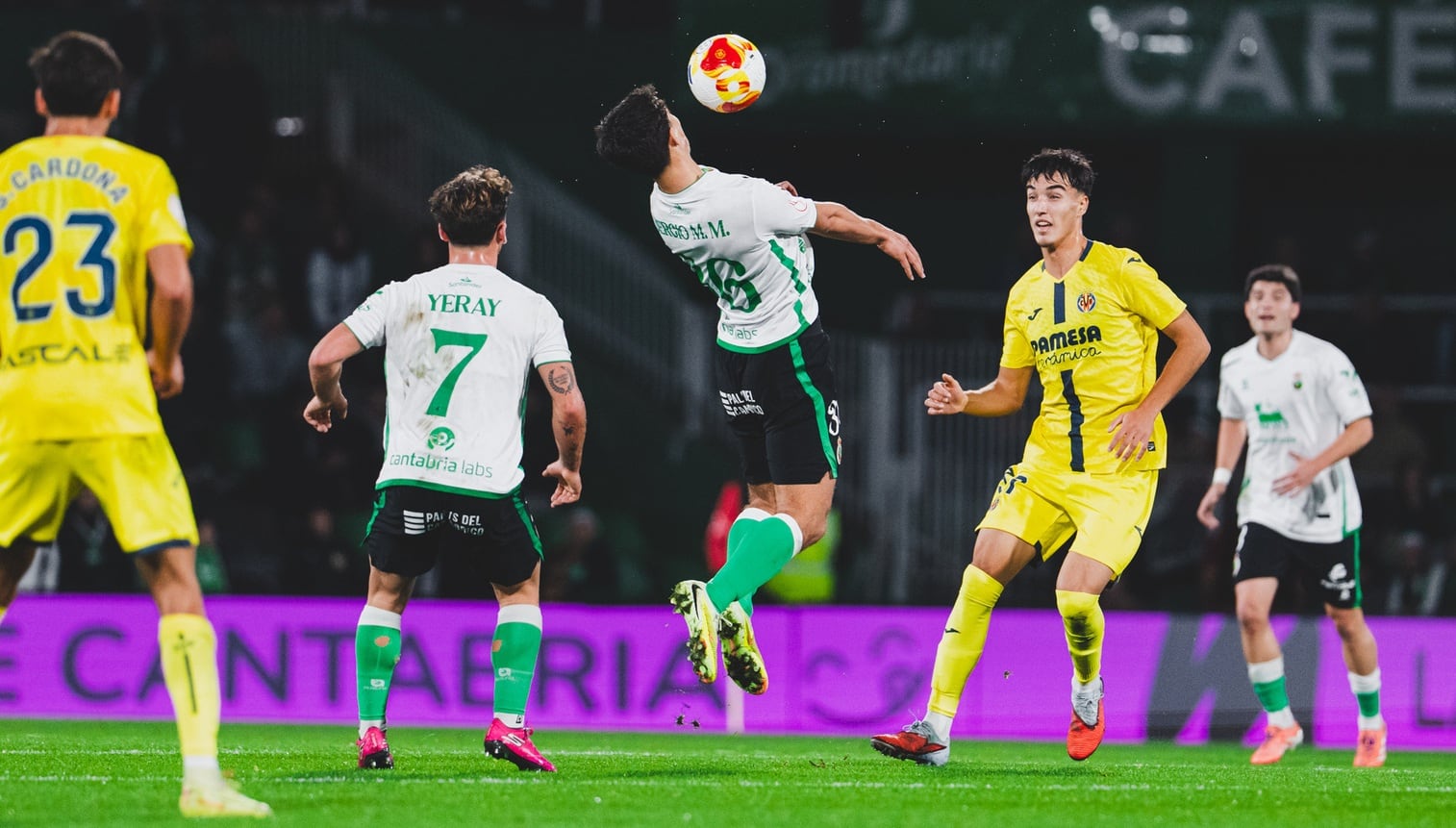 Sergio Martínez, contra el Villarreal.