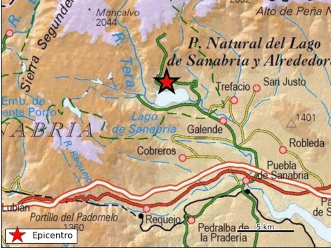 Terremoto sobre San Martín de Castañeda