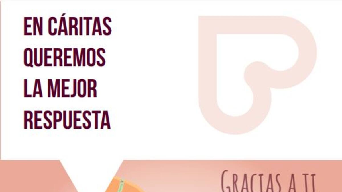Cáritas apuesta por las ayudas económicas para que los más desfavorecidos puedan gestionar sus compras de alimentos