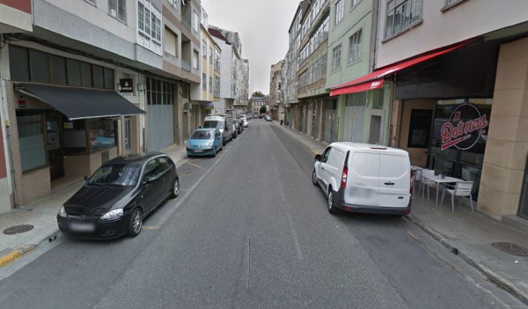 Calle San Isidro Labrador de Lugo, donde se ha producido el suceso