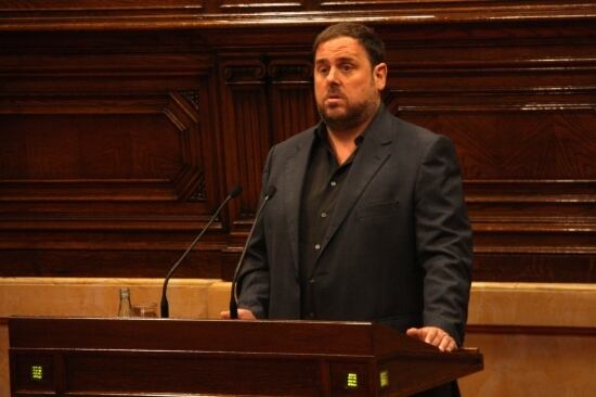 Oriol Junqueras al Debat de Política General