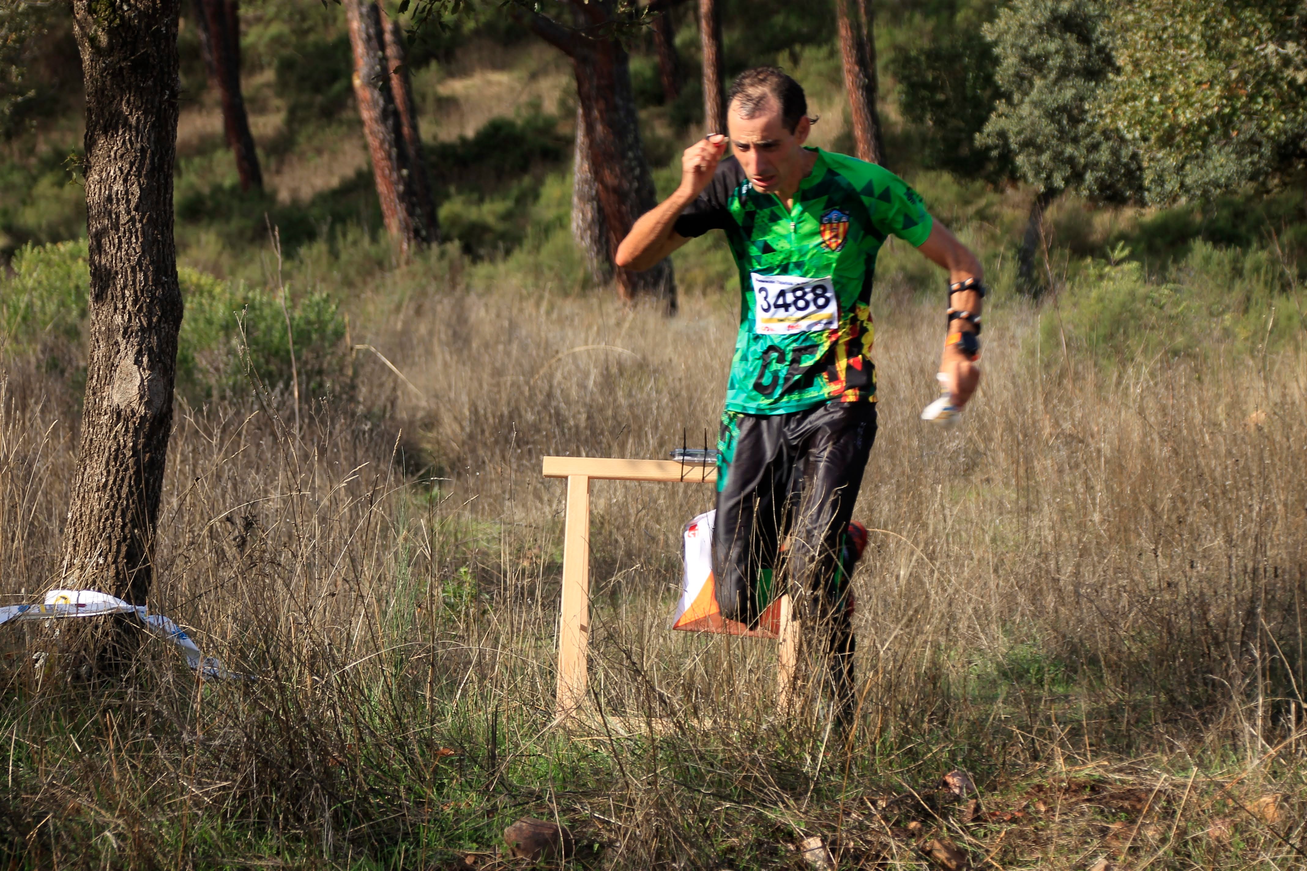 Emili Sellés en el campeonato de España de Orientación en la modalidad de bosque