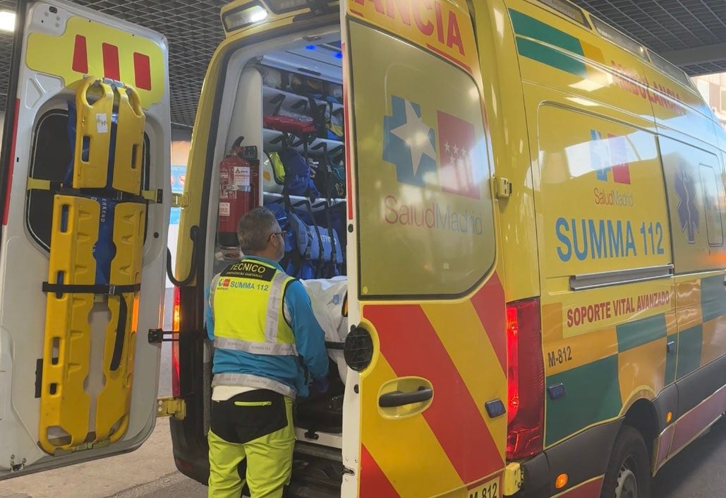 Imagen de archivo de una ambulancia del SUMMA 112 de la Comunidad de Madrid
