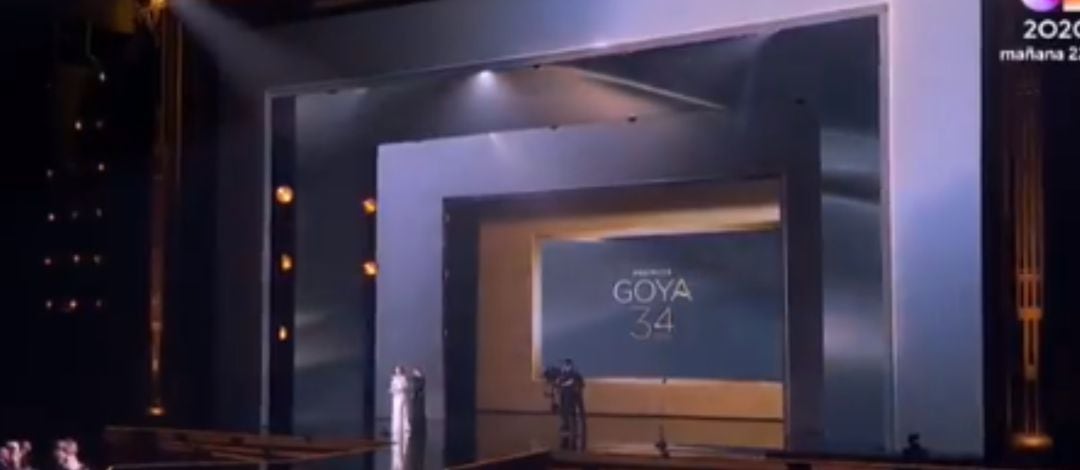 Escenario de la gala de los Goya.