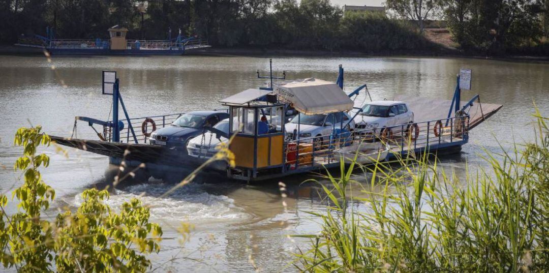 Imagen del río Guadalquivir a su paso por Coria del Río 