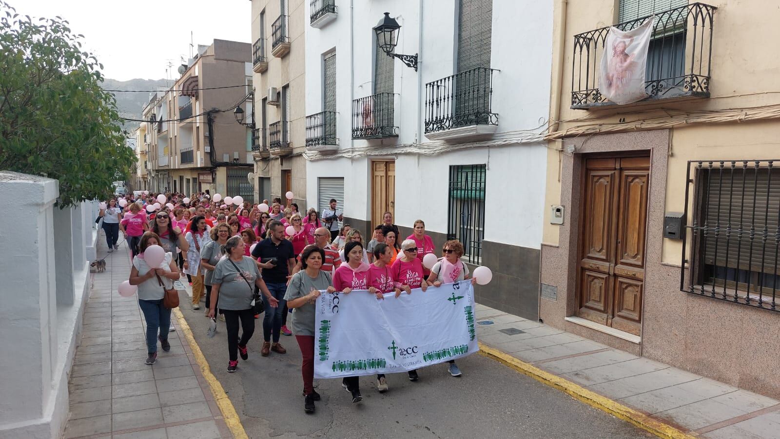 La marcha a su paso por la calle Los Molinos