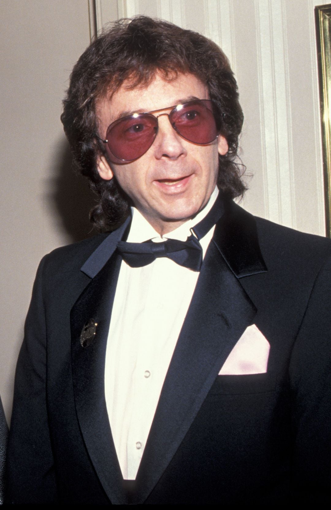 It was reported that  Phil Spector died, he was 81 January 17, 2021. Phil Spector photographed during the Rock and Roll Hall of Fame induction ceremony in 1989