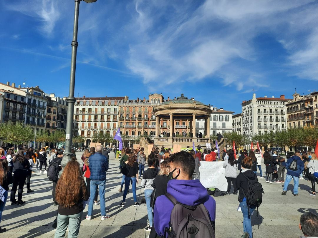 Huelga de las trabajadoras de Intervención Social en Navarra 