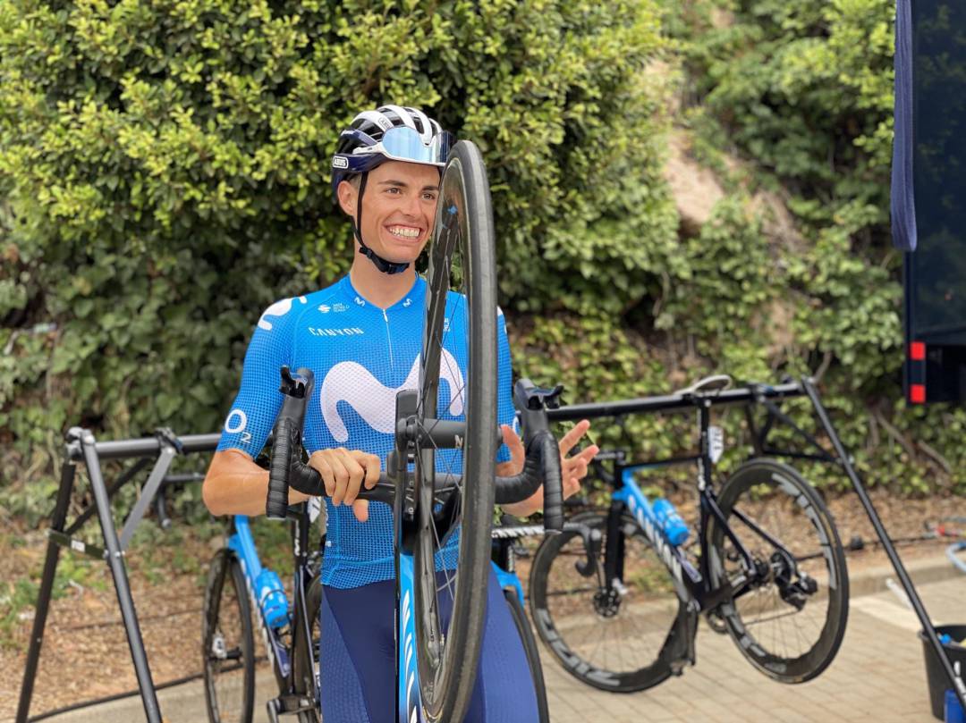 El ciclista mallorquín Enric Mas (Movistar Team) en el primer día de descanso de La Vuelta 2021