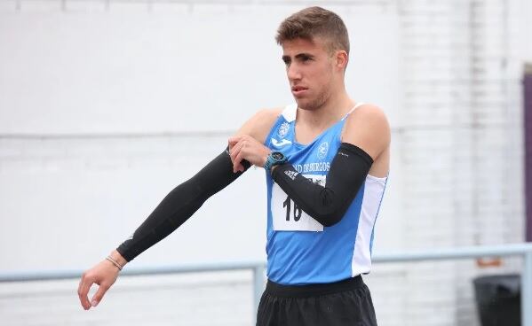 Rubén Álvarez, atleta del Universidad de Burgos